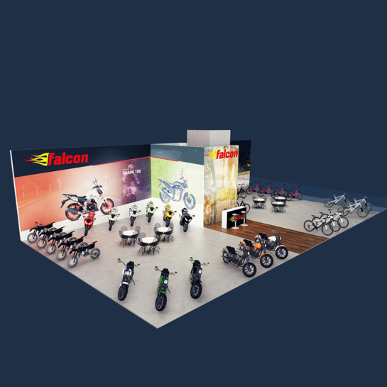 FALCON MODÜLER STAND SİSTEMİ ÇALIŞMASI